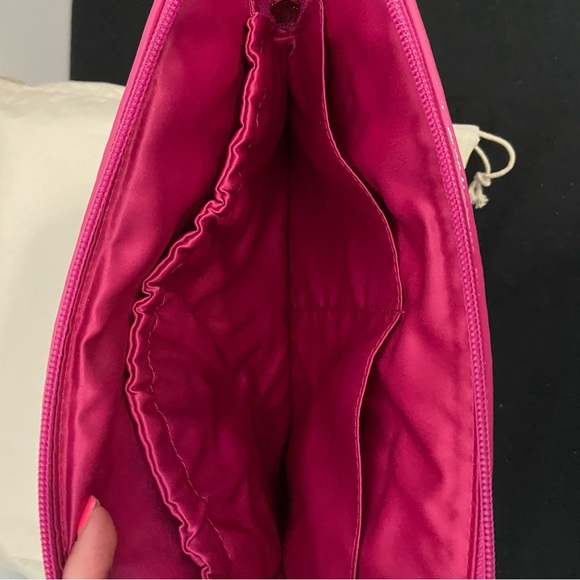 Coach 62820 B Patent Leather East/West Universal Sleeve Silver Magenta - Picture 3 of 10